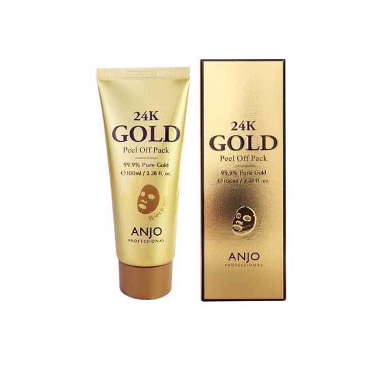 ANJO 24K GOLD PEEL-OFF PACK (100ml), Маска пленка с экстрактом 24-каратного золота (100мл)