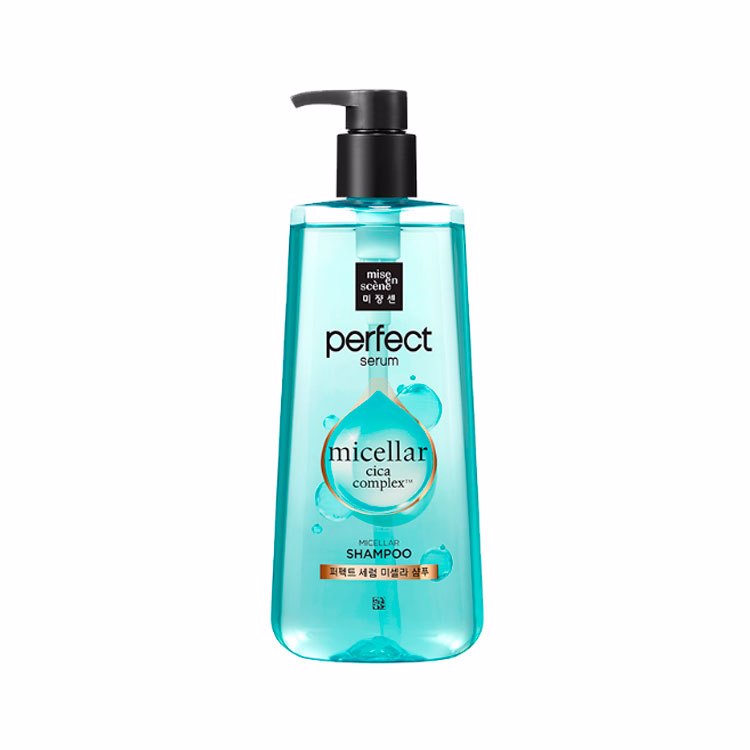 MISE-EN-SCENE PERFECT SERUM MICELLAR SHAMPOO (680ml), Мицеллярный шампунь с экстрактом центеллы (680мл)