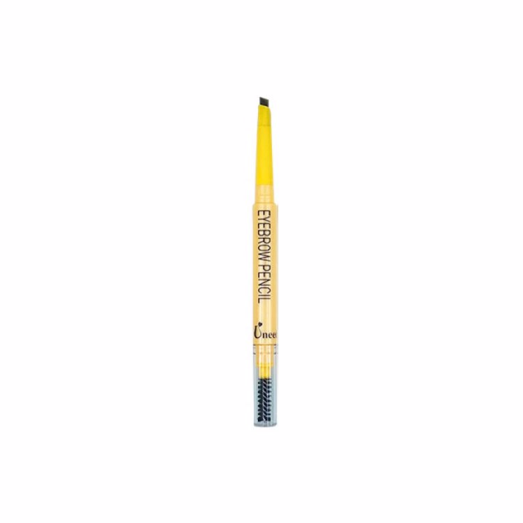 UNEEDCOLOR EYEBROWN PENCIL #03 BLACK BROWN (1pcs), Автоматический карандаш для бровей #03 Черно-коричневый (1шт)