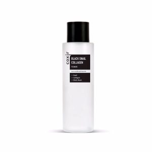 COXIR BLACK SNAIL COLLAGEN TONER 150ml, Антивозрастной тонер для лица