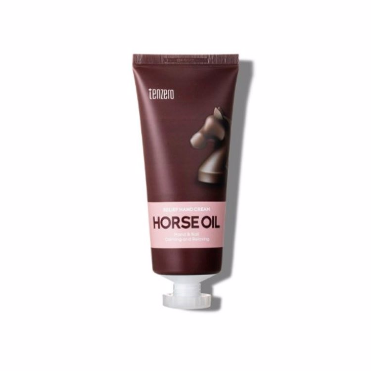 TENZERO RELIEF HAND CREAM HORSE OIL 100ml, Рельефный крем для рук с лошадиным жиром