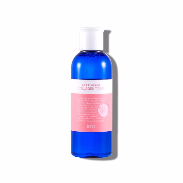 TENZERO DEEP AQUA COLLAGEN TONER (200ml), Питающий кожу тонер с водным коллагеном (200мл)