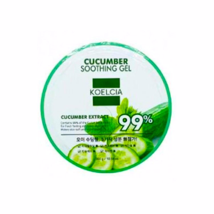 KOELCIA CUCUMBER SOOTHING GEL (300gr), Успокаивающий гель с экстрактом огурца (300гр)