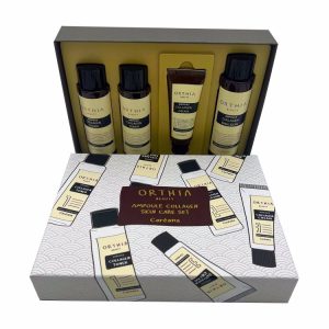 COREANA ORTHIA AMPOULE COLLAGEN SKIN CARE 4SET (125ml+125ml+160ml+40ml), Антивозврастной ампульный набор на основе коллагена 4 предмета (125мл+125мл+160мл+40мл)
