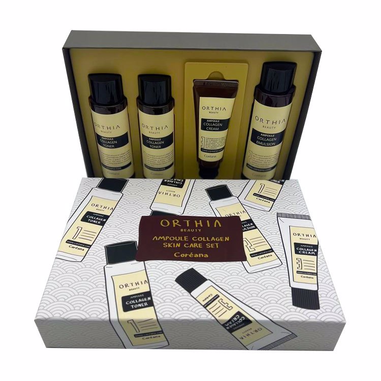 COREANA ORTHIA AMPOULE COLLAGEN SKIN CARE 4SET (125ml+125ml+160ml+40ml), Антивозврастной ампульный набор на основе коллагена 4 предмета (125мл+125мл+160мл+40мл)