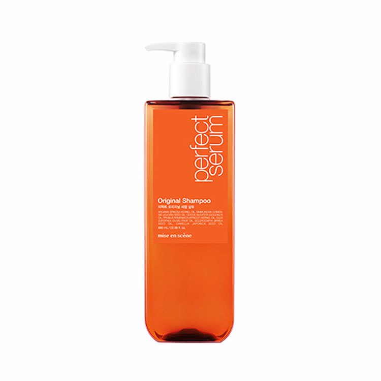 MISE EN SCENE PERFECT SERUM ORIGINAL SHAMPOO (680ml), Питательный шампунь для поврежденных волос (680мл)