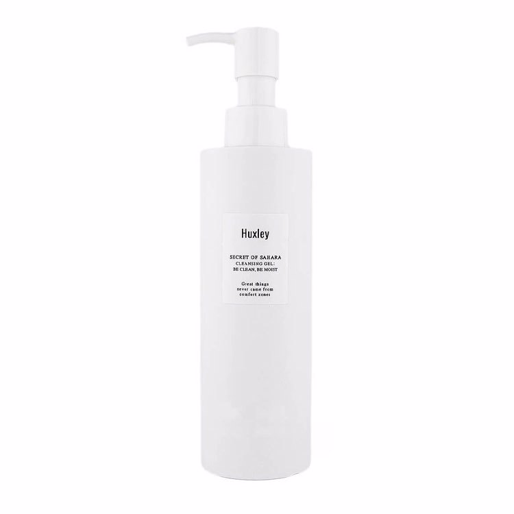 HUXLEY SECRET OF SAHARA CLEANSING GEL BE CLEAN, BE MOIST (200ml), Увлажняющий гель для умывания с маслом опунции (200мл)