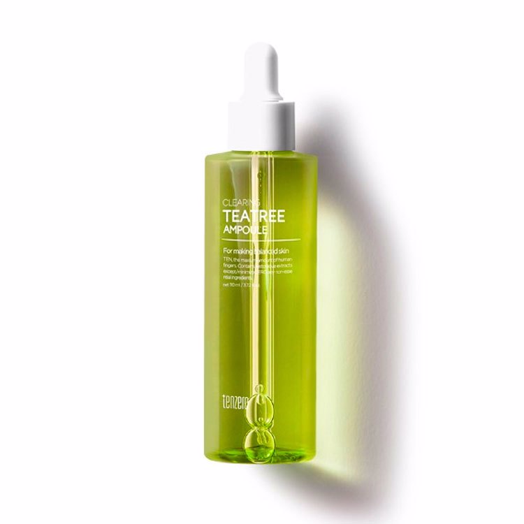 TENZERO CLEARING TEATREE AMPOULE (110ml), Очищающая ампула для лица с чайным деревом (110мл)