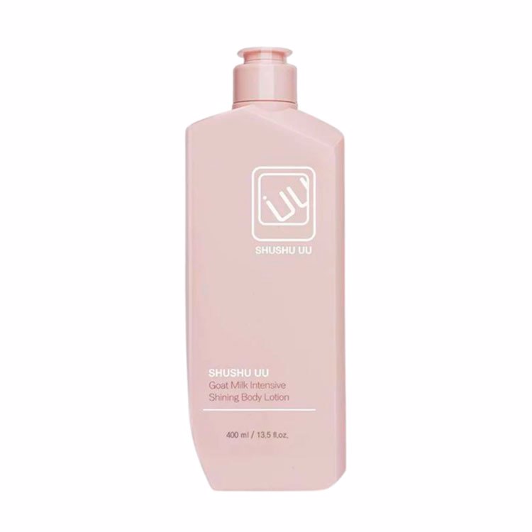 SHUSHU UU GOAT MILK INTENSIVE SHINING BODY LOTION (400ml), Интенсивный сияющий лосьон для тела с козьим молоком (400мл)