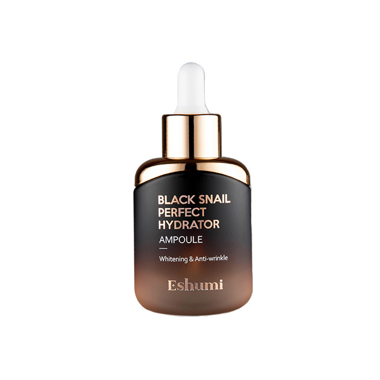 ESHUMI BLACK SNAIL PERFECT HYDRATOR AMPOULE (35ml), Увлажняющая ампула с муцином черной улитки (35мл)