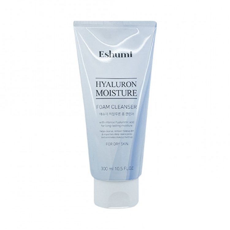 ESHUMI HYALURON MOISTURE FOAM CLEANSER (300ml), Увлажняющая пенка для очищения кожи с гиалуроновой кислотой (300мл)