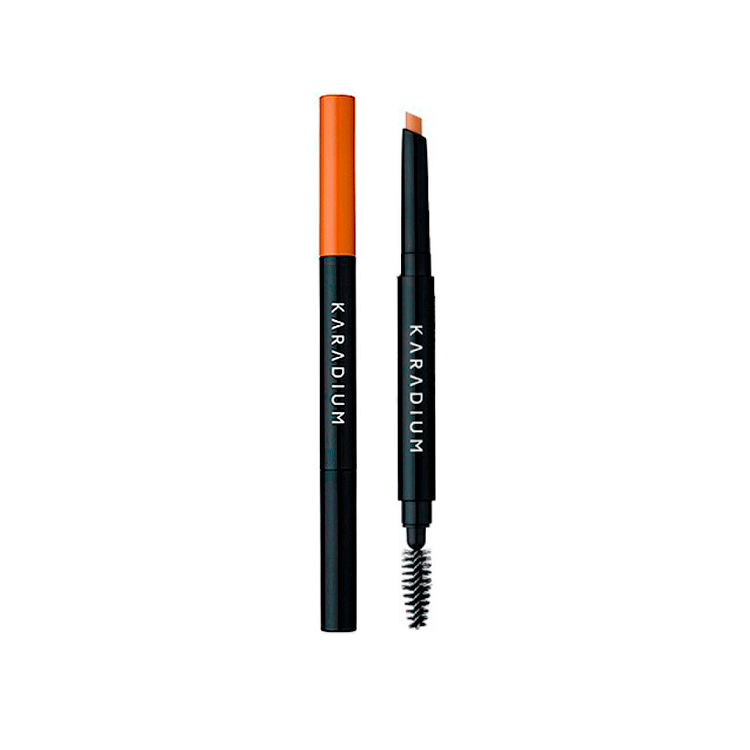 KARADIUM FLAT EYEBROW PENCIL NO.5 LIGHT BROWN (3gr), Карандаш для бровей №5 Cветло-коричневый (3гр)