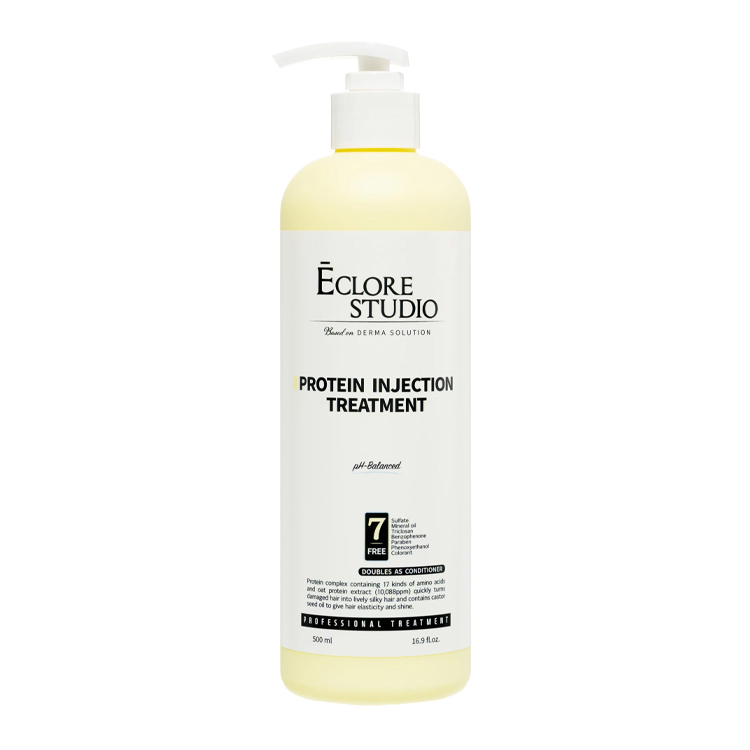 ECLORE STUDIO PROTEIN INJECTION TREATMENT (500ml), Укрепляющий протеиновый кондиционер для волос (500мл)