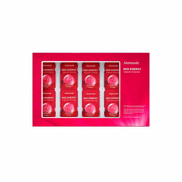MAMONDE RED ENERGY CAPSULE AMPOULE SPECIAL GIFT (15ml*8pcs), Подарочный набор капсульных ампул с восстанавливающим серумом (15мл*8шт)