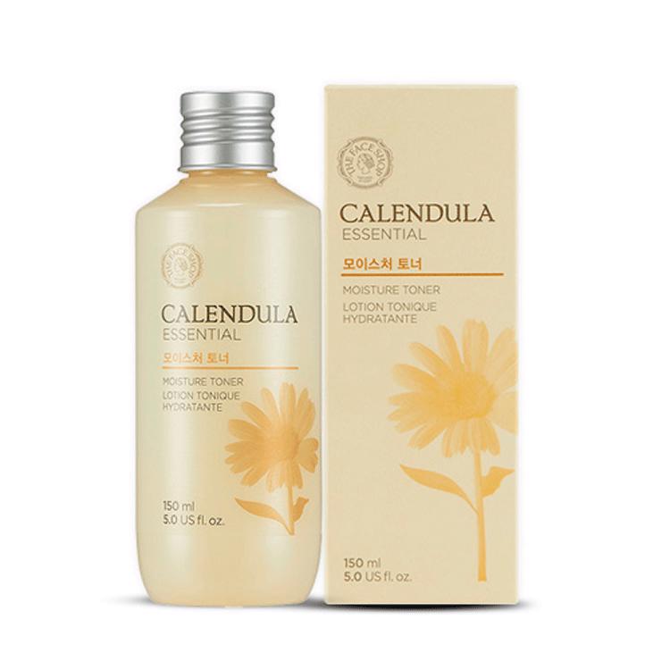 THE FACE SHOP CALENDULA ESSENTIAL MOISTURE TONER (150ml), Увлажняющий тонер с экстрактом календулы (150мл)