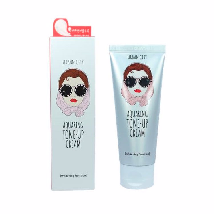 URBAN CITY AQUARING TONE-UP CREAM (100ml), Увлажняющий осветляющий крем для лица (100мл)