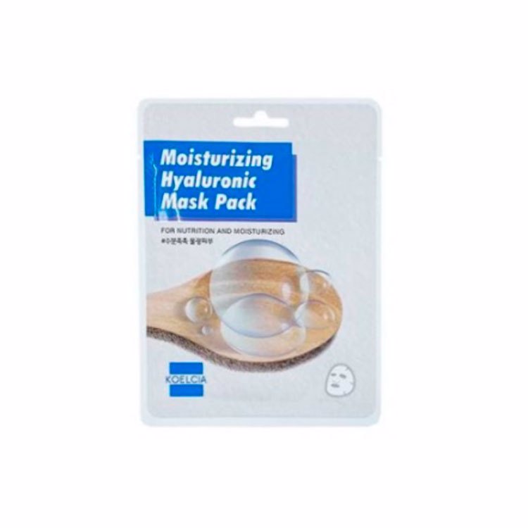 KOELCIA MOISTURIZING HYALURONIC MASK PACK 10ea*23ml, Увлажняющая тканевая маска с гиалуроновой кислотой