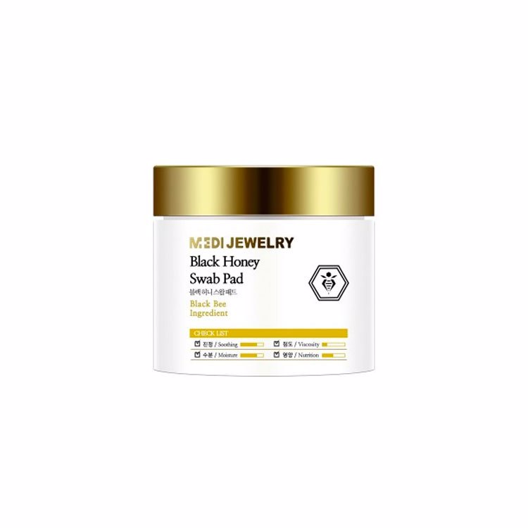 MEDI JEWELRY BLACK HONEY SWAB PAD (50ea in 1), Пилинг-пэды с медом черной пчелы