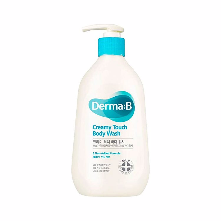 DERMA B CREAMY TOUCH BODY WASH 400ml, Кремовый гель для душа