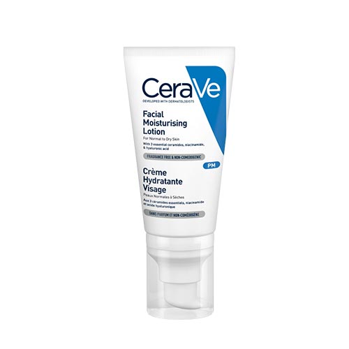 Крем CeraVe увлажняющий ночной для нормальной и сухой кожи лица 52 мл