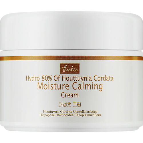 Thinkco Hydro 80% of Houttuynia Cordate Moisture Calming Cream - Увлажняющий крем для лица с экстрактом хауттюйнии