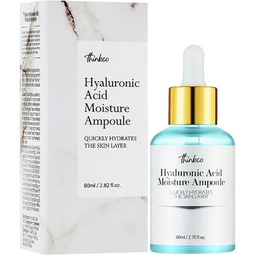 Thinkco Hyaluronic Acid Moisture Ampoule - Увлажняющая сыворотка с гиалуроновой кислотой — изображение 2