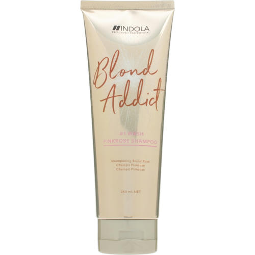 Indola Blond Addict PinkRose Shampoo - Оттеночный шампунь