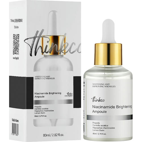 Thinkco Niacinamide Brightening Ampoule - Осветляющая сыворотка с ниацинамидом от пигментных пятен — изображение 2