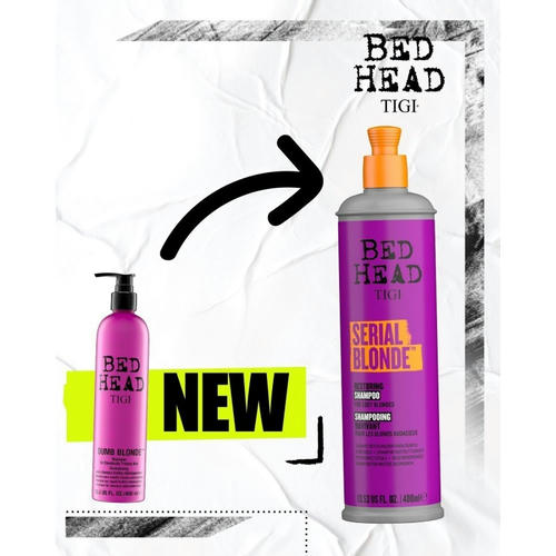 TIGI BED HEAD COLOUR CARE Восстанавливающий Шампунь для блондинок SERIAL BLONDE, 400 мл — изображение 2