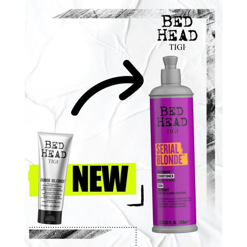 TIGI BED HEAD COLOUR CARE Восстанавливающий Кондиционер для блондинок SERIAL BLONDE, 400 мл — изображение 2