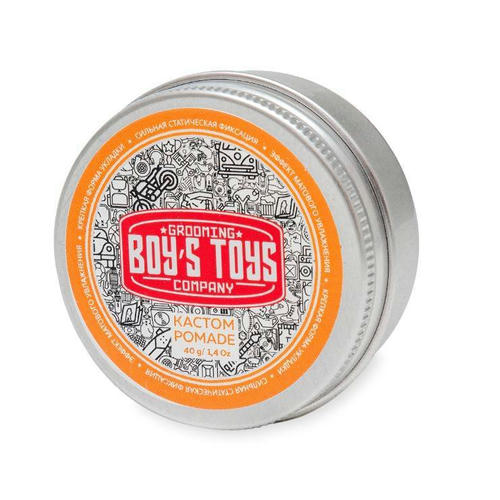 Boys Toys, Помада для укладки волос сильной фиксации со средним уровнем блеска Custom Pomade Strong Hold, 40 мл — изображение 2