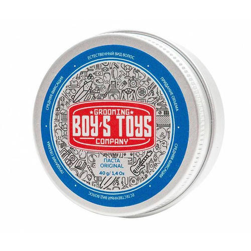 Boys Toys, Паста для укладки волос средней фиксации с низким уровнем блеска Original Defining Matte Paste, 40 мл — изображение 3