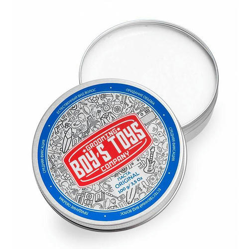 Boys Toys, Паста для укладки волос средней фиксации с низким уровнем блеска Original Defining Matte Paste, 100 мл — изображение 3