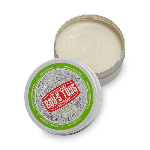 Boys Toys, Глина для укладки волос средней фиксации с низким уровнем блеска Invisible Forming Matte Clay, 40 мл — изображение 3