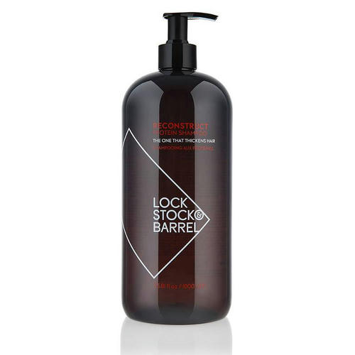 LOCK STOCK & BARREL, Мужской шампунь укрепляющий с протеином Reconstruct Thickening Shampoo, без дозатора, 1000 мл