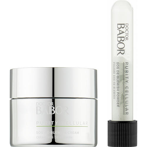 Набор против угревой сыпи Babor Doctor Purity Cellular SOS De-Blemish Kit(cr/50ml + powder/5g) — изображение 2