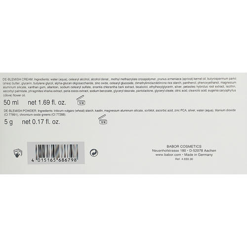 Набор против угревой сыпи Babor Doctor Purity Cellular SOS De-Blemish Kit(cr/50ml + powder/5g) — изображение 3
