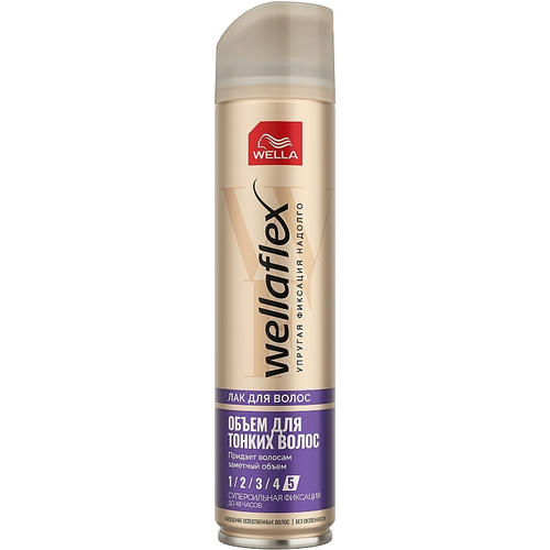 Wella Wellaflex Fullness For Fine Hair Лак для тонких волос супер-сильной фиксации Объем Для Тонких Волос