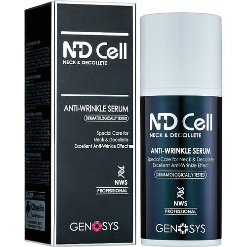 Genosys ND Cell Anti-Wrinkle Serum, Сыворотка против морщин в области декольте и шеи, 30ml