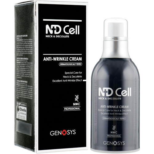 Genosys ND Cell Anti-Wrinkle Cream (NWC), Крем против морщин для области шеи и декольте, 50ml