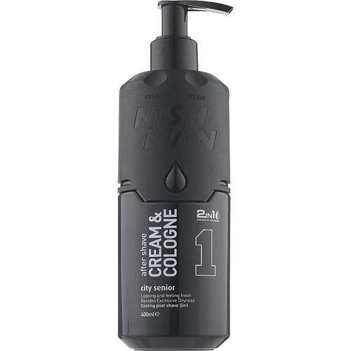 Nishman After Shave Cream Cologne 2in1 City Senior №01, Крем-одеколон после бритья, 400ml