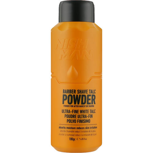 Nishman Barber Shave Talc, Тальк для кожи, 180g