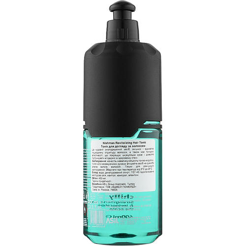 Nishman Revitalizing Hair Tonic, Тоник для волос, 400ml — изображение 2