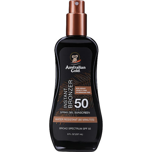 Australian Gold Bronzer Spray Gel SPF50, Солнцезащитный спрей-гель — изображение 2
