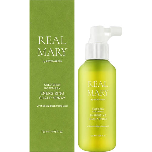 Rated Green Real Mary Energizing Scalp Spray, Энергетический спрей для кожи головы на основе холодного настоя розмарина — изображение 2