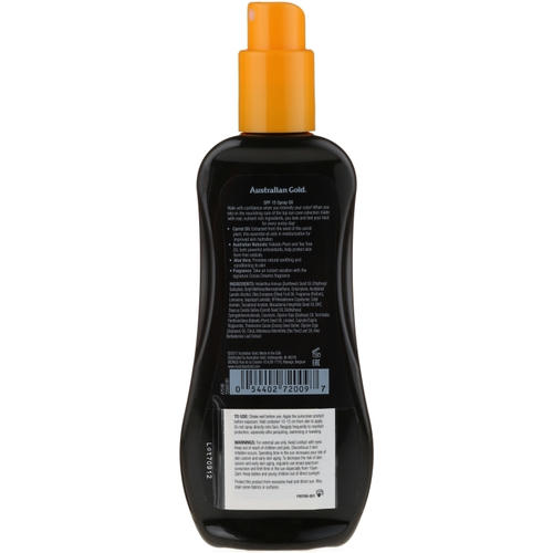 Australian Gold Tea Tree&Carrot Oils Spray SPF15, Солнцезащитный спрей — изображение 2
