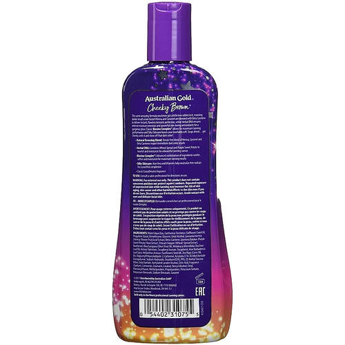 Australian Gold Cheeky Brown Accelerator Plus Bronzer Lotion, Лосьон для загара в солярии с бронзатором — изображение 2