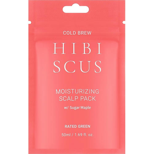 Rated Green Cold Brew Hibiscus Moisturizing Scalp Pack, Увлажняющая маска для кожи головы с соком гибискуса