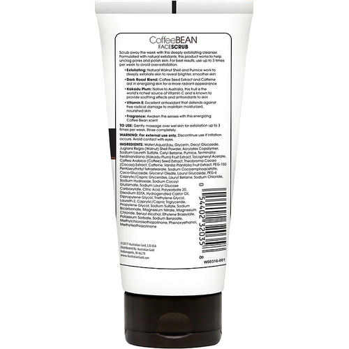 Australian Gold Coffee Bean Face Scrub, Скраб для лица "Кофейные зерна" — изображение 2