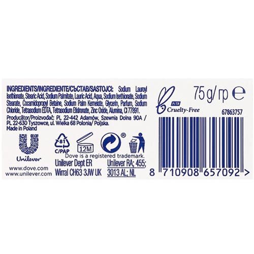 Мыло детское Dove Baby Bar Rich Moisture 75 гр. — изображение 2